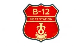 b 12 meat station logo
