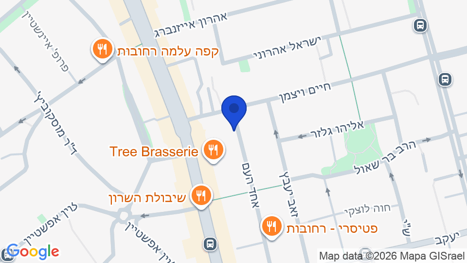 רח' אחד העם, רחובות